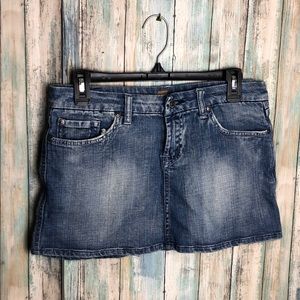 7FAMK Denim Skirt